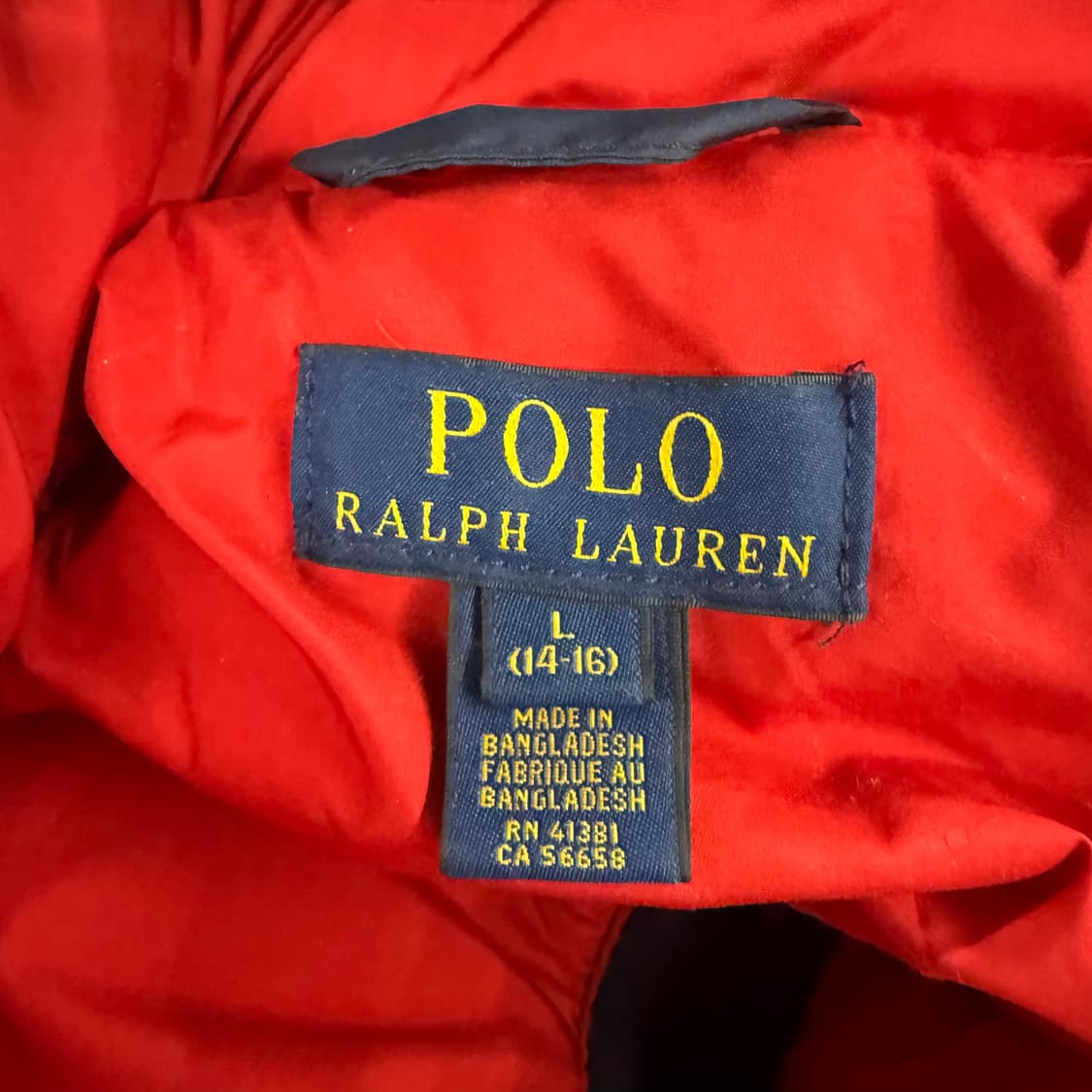 [정품/L] 폴로 랄프로렌 네이비 푸퍼 패딩 점퍼 b14 상품이미지5