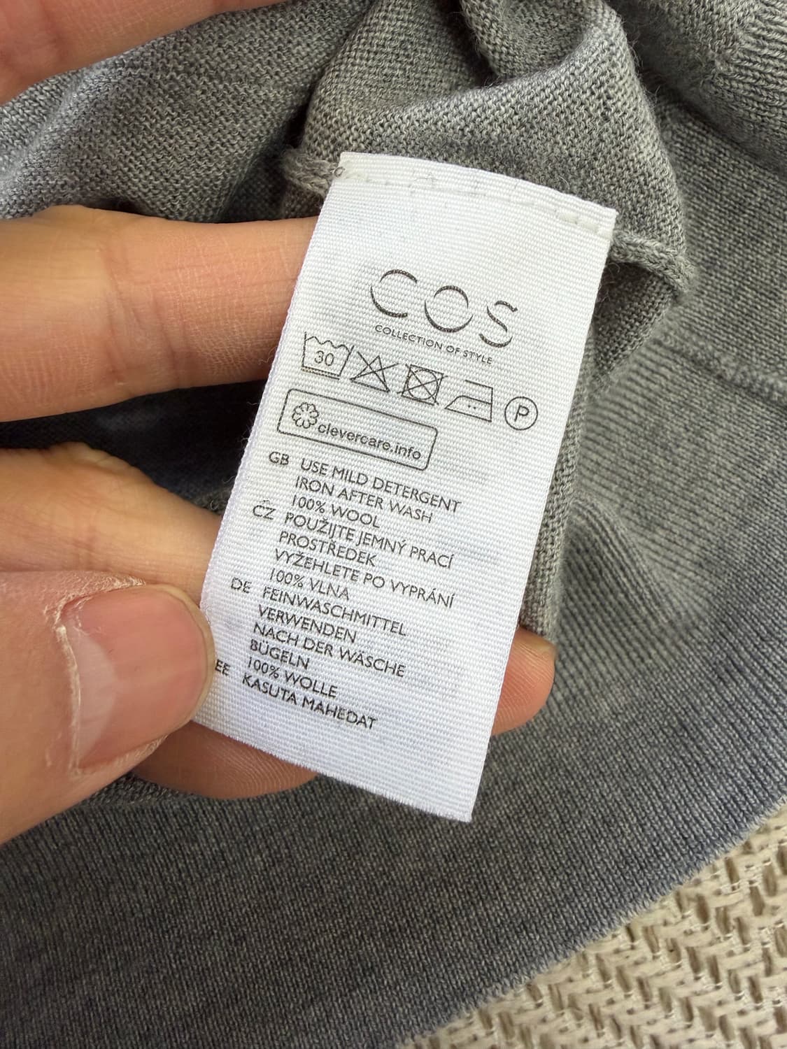 정품) COS 코스 남성 터틀넥 니트 S 상품이미지7