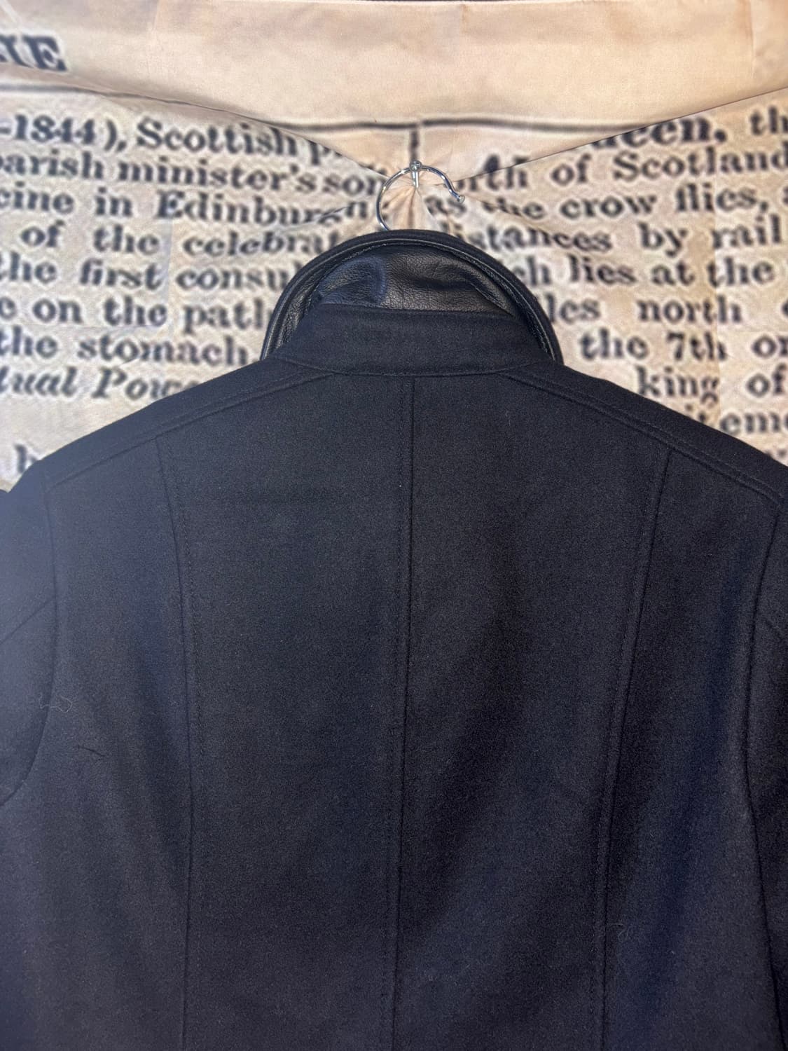 SHELLAC Leather Detail Napoleon Jacket 상품이미지10