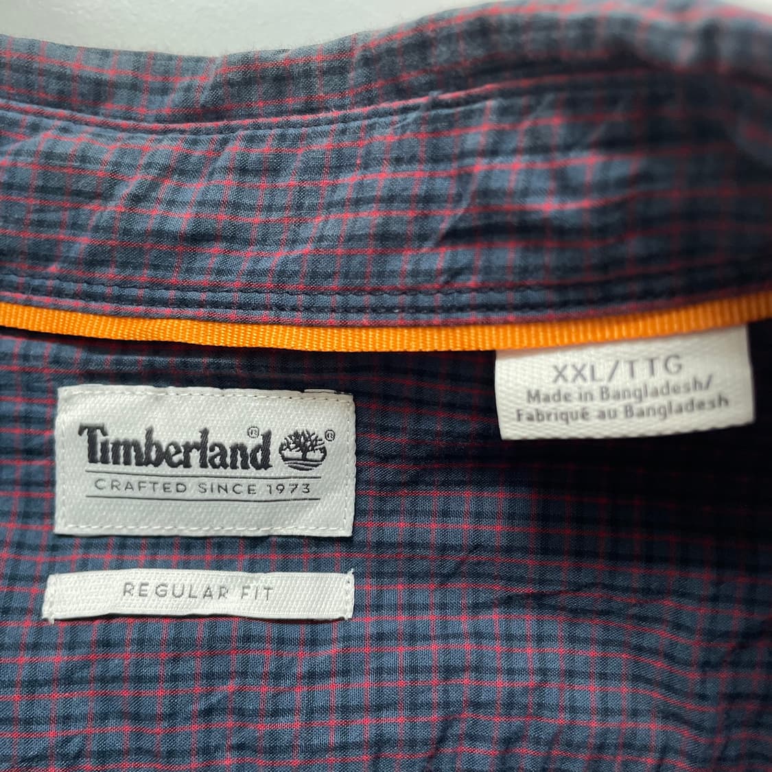 Temberland  팀버랜드 자수 체크 오버셔츠 상품이미지4