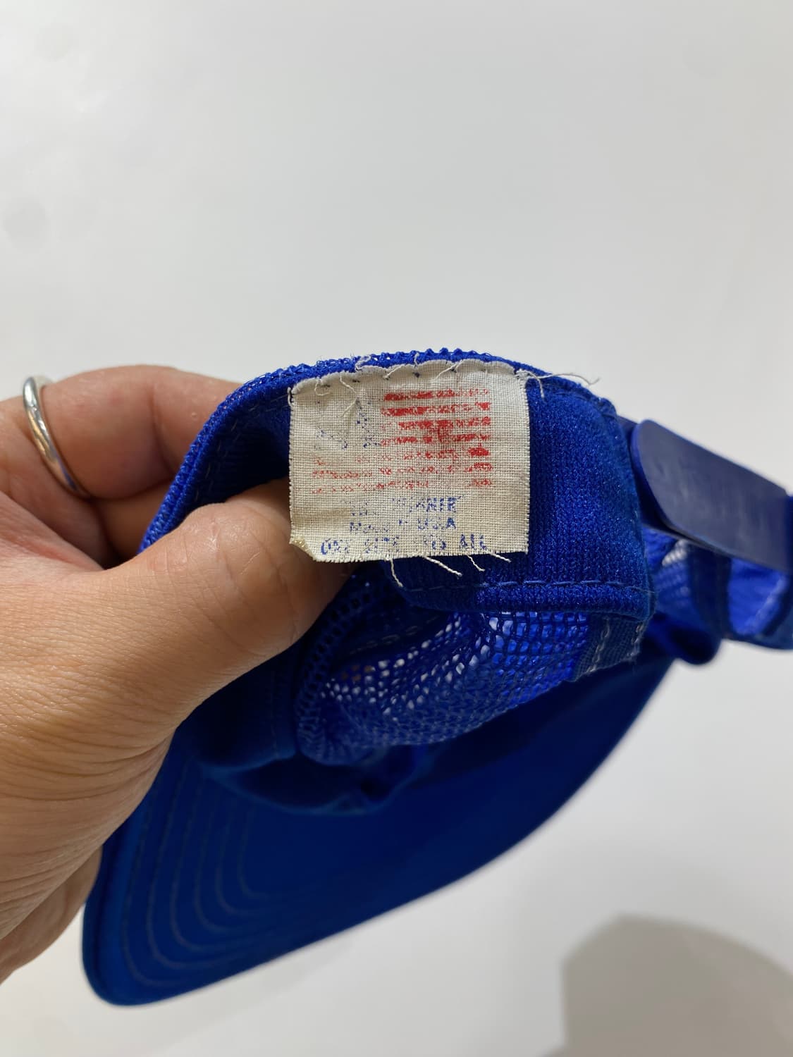 [OS] 90s Made in USA 빈티지 매쉬 트러커 캡 상품이미지8