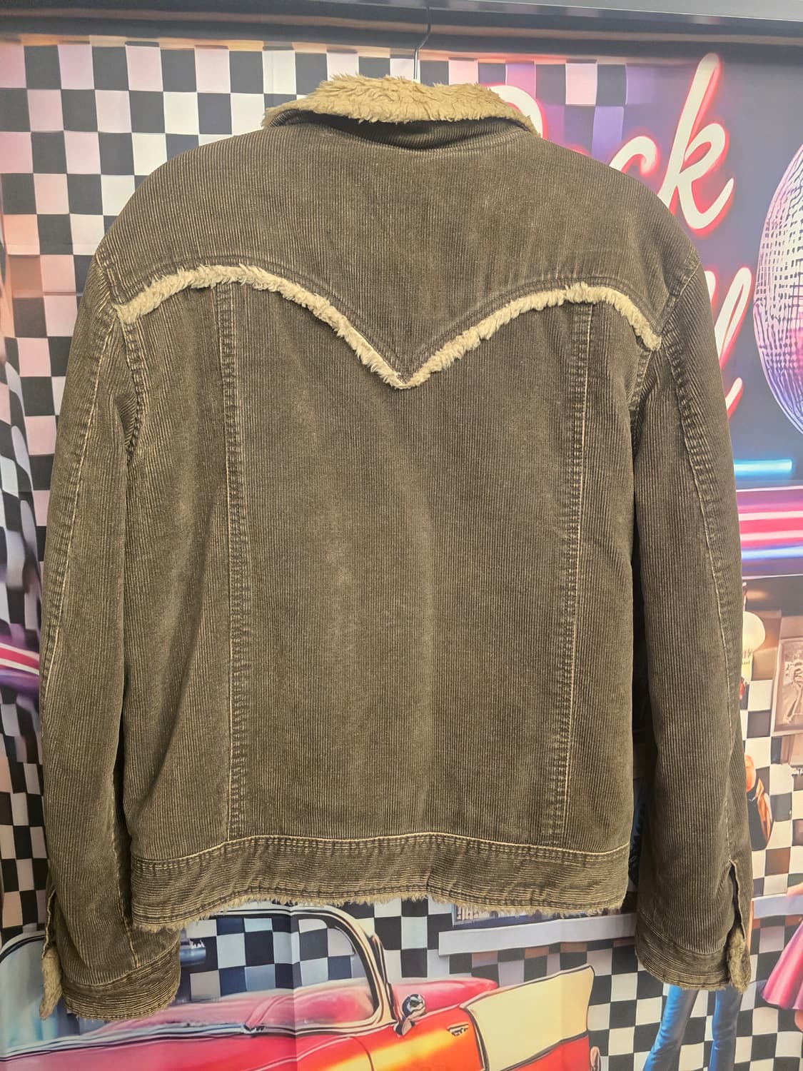 리바이스(Levi's) 코듀로이 쉐르파 브라운 트러커 재킷 상품이미지4