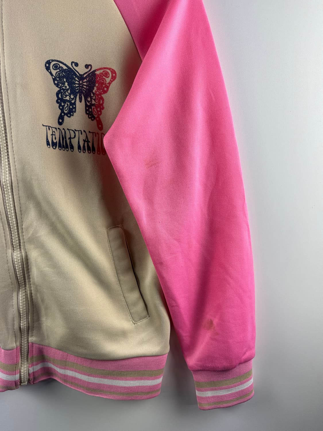 JPN 갸루 핑크베이지 나그랑 후드플락 1761 상품이미지2