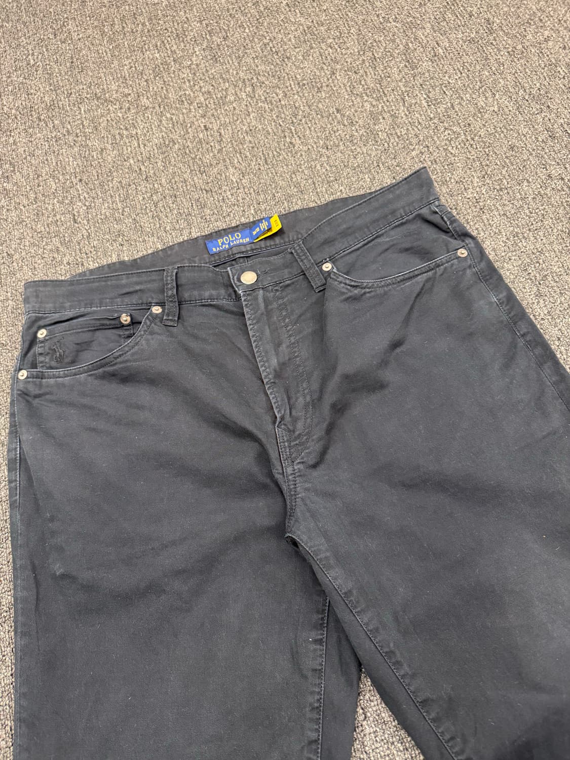 34)폴로 빈티지 네이비 코튼 팬츠 상품이미지2