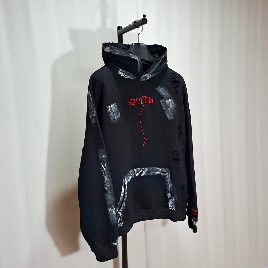 (택포) 언더마이카 세풀투라 데미지 워시드 후드 4 B287 상품이미지4