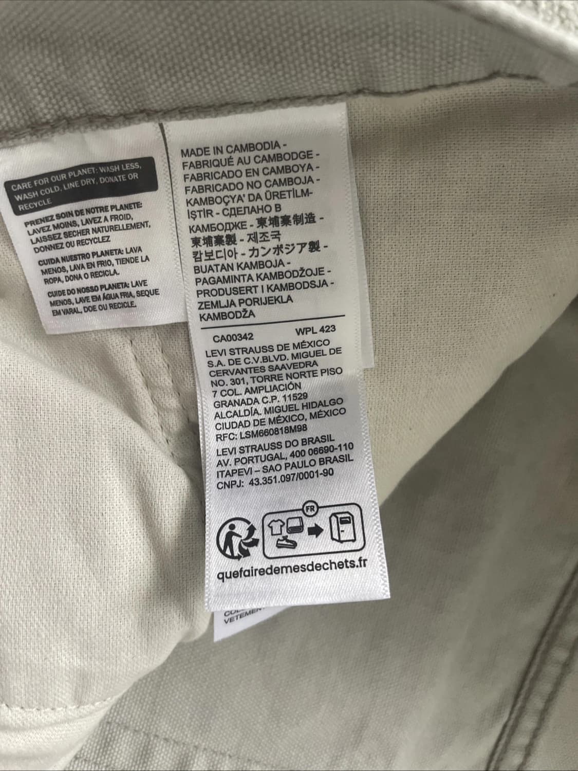 리바이스 568 루즈 스트레이트 더블 니 카펜터 팬츠 상품이미지5