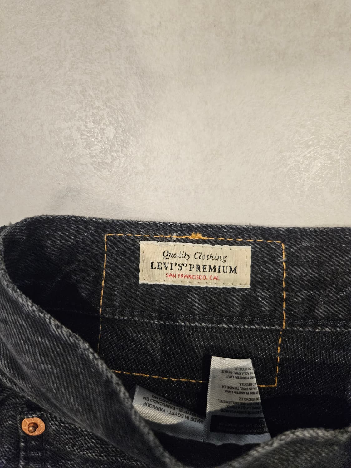 리바이스 501 흑청 34 32 상품이미지2