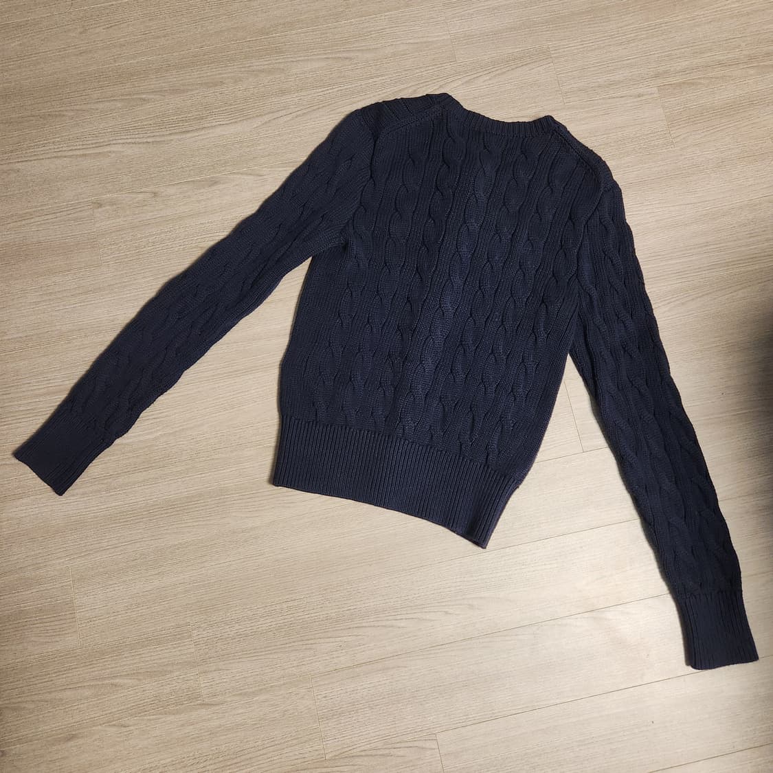 폴로 랄프로렌 네이비 꽈배기 가디건 상품이미지4