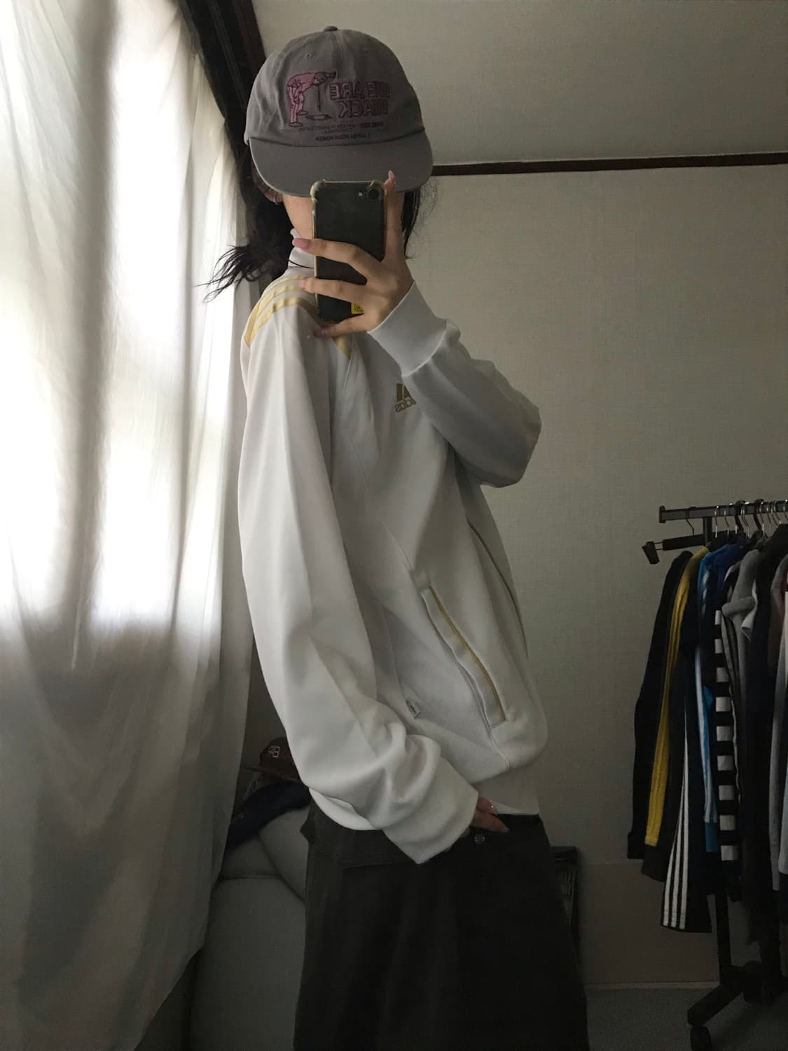 아디다스 화이트 골드 져지 상품이미지3