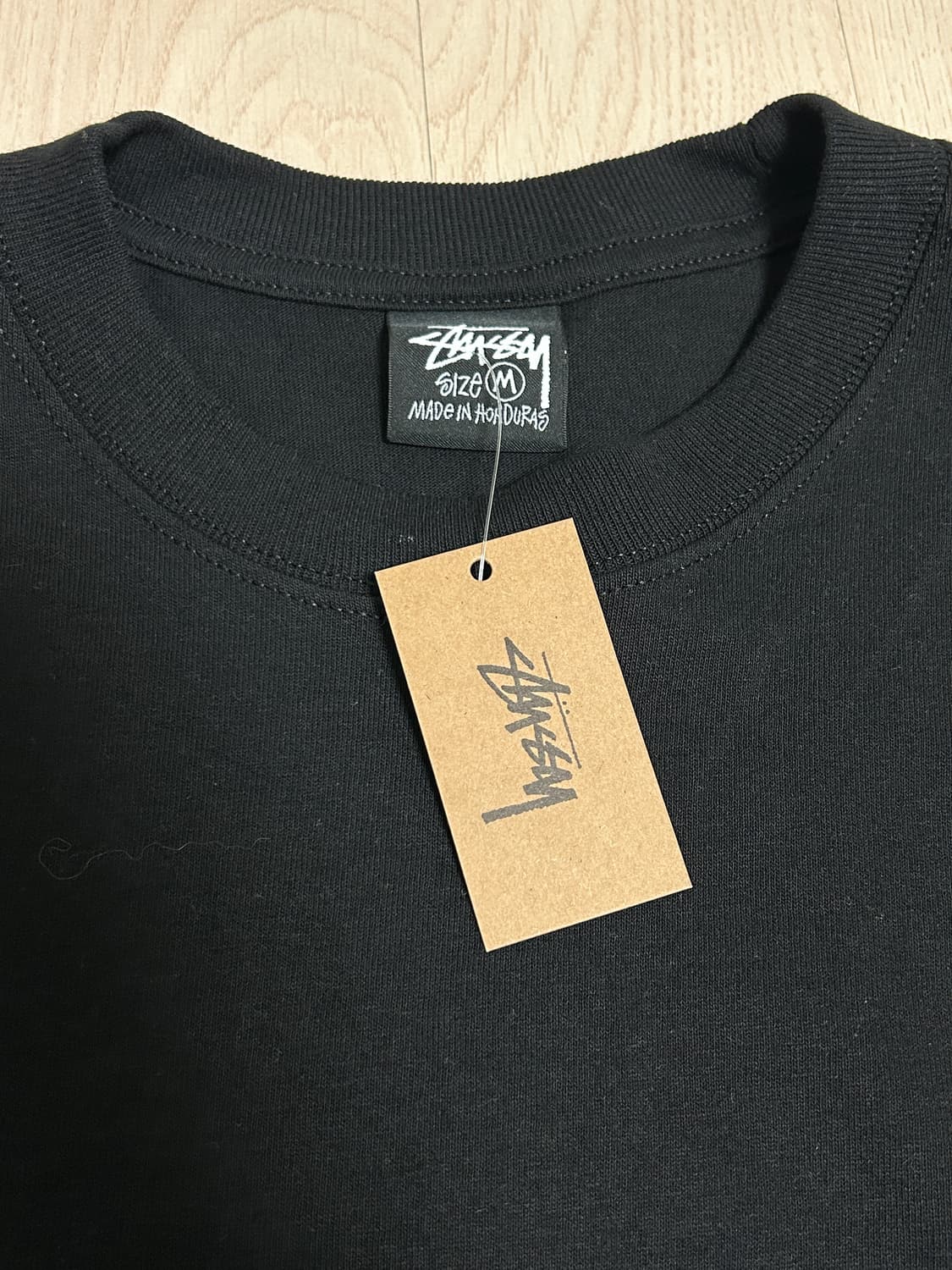 스투시 반팔 티셔츠 검정 m사이즈 상품이미지2