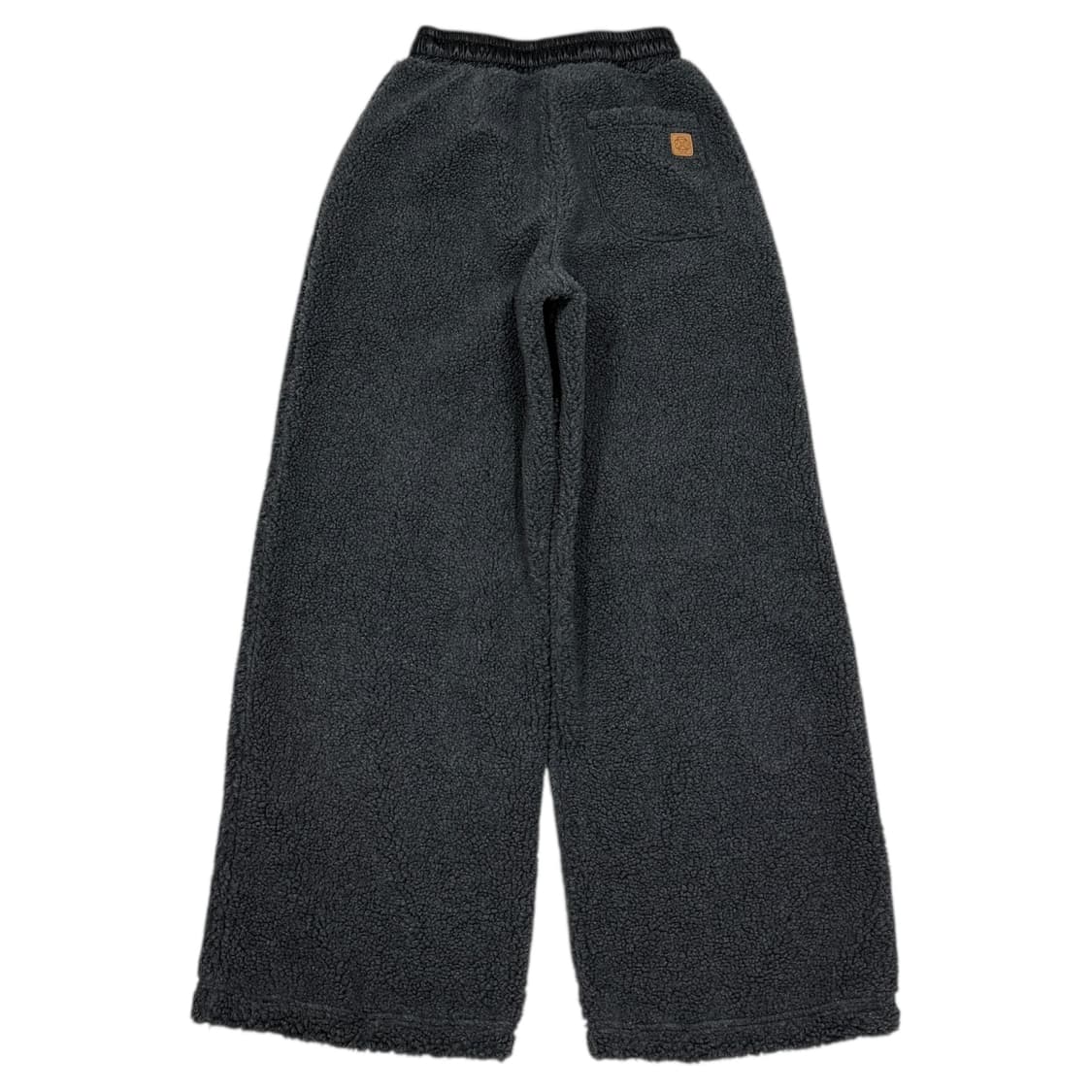 앳코너 플리스 후리스 뽀글이 스트링 팬츠 바지 차콜 그레이 상품이미지3