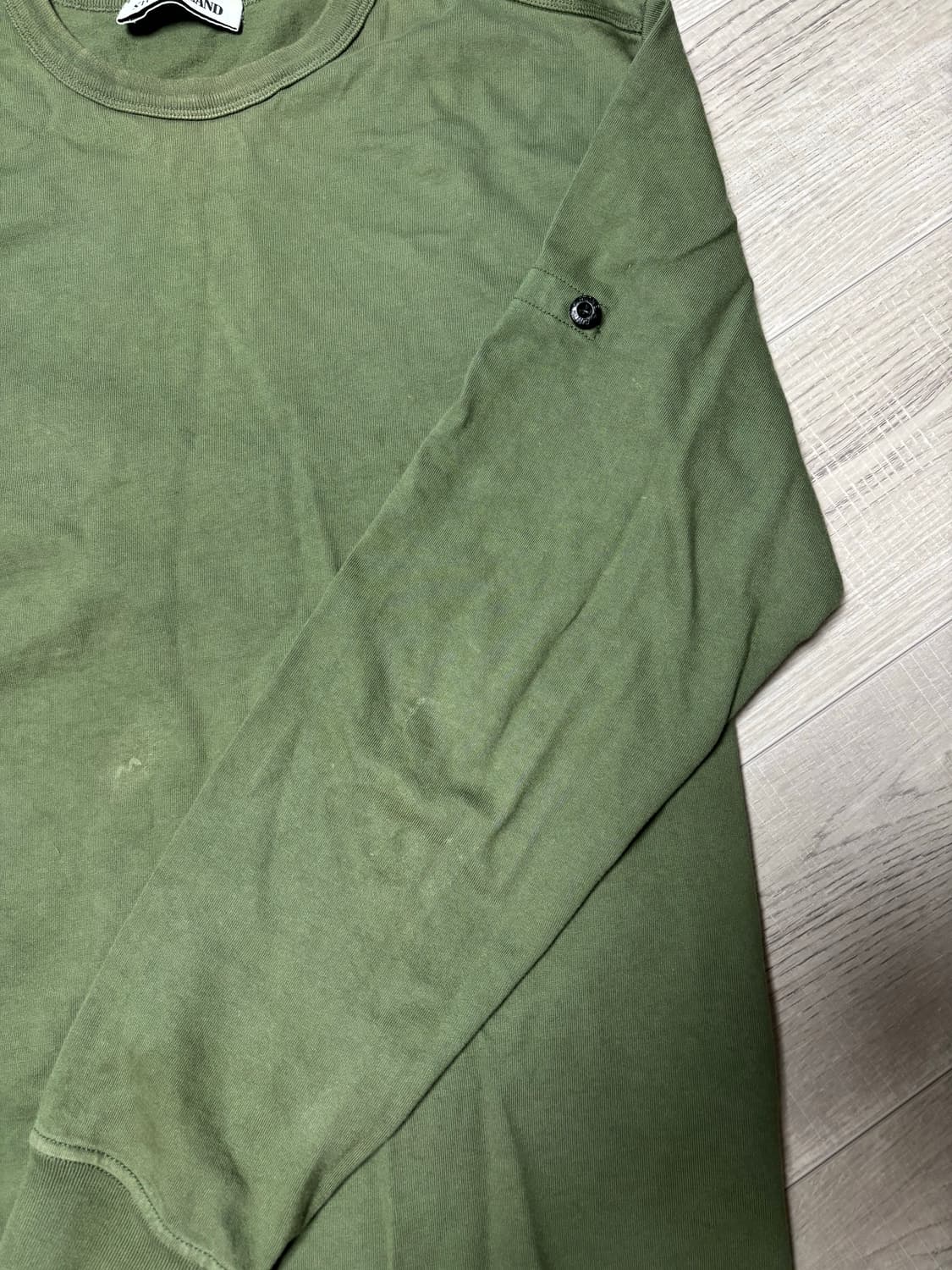[L/ 오염 하자] 스톤아일랜드 롱슬리브 와펜x 상품이미지6
