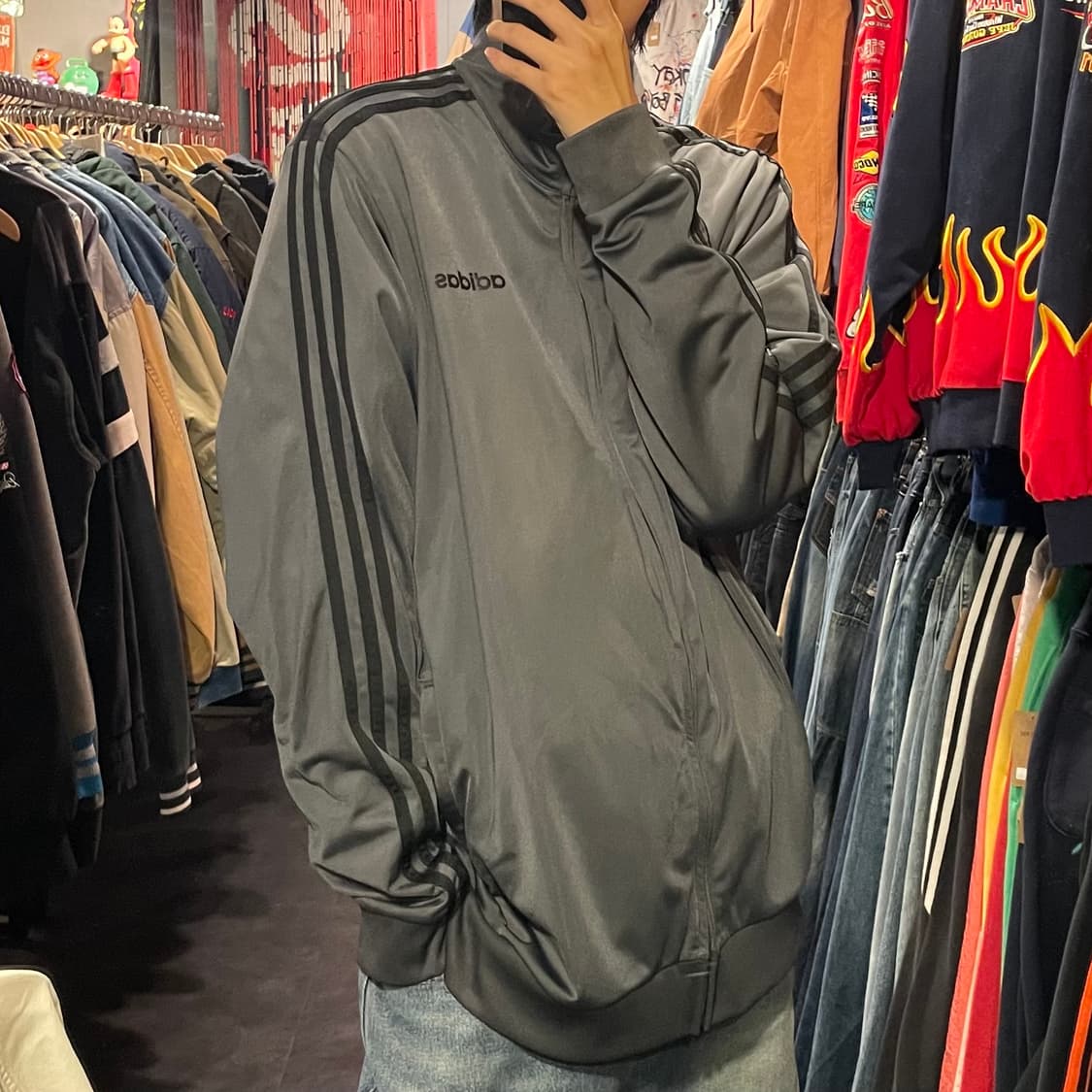 [IM] adidas 아디다스 그레이 트랙탑져지 상품이미지3