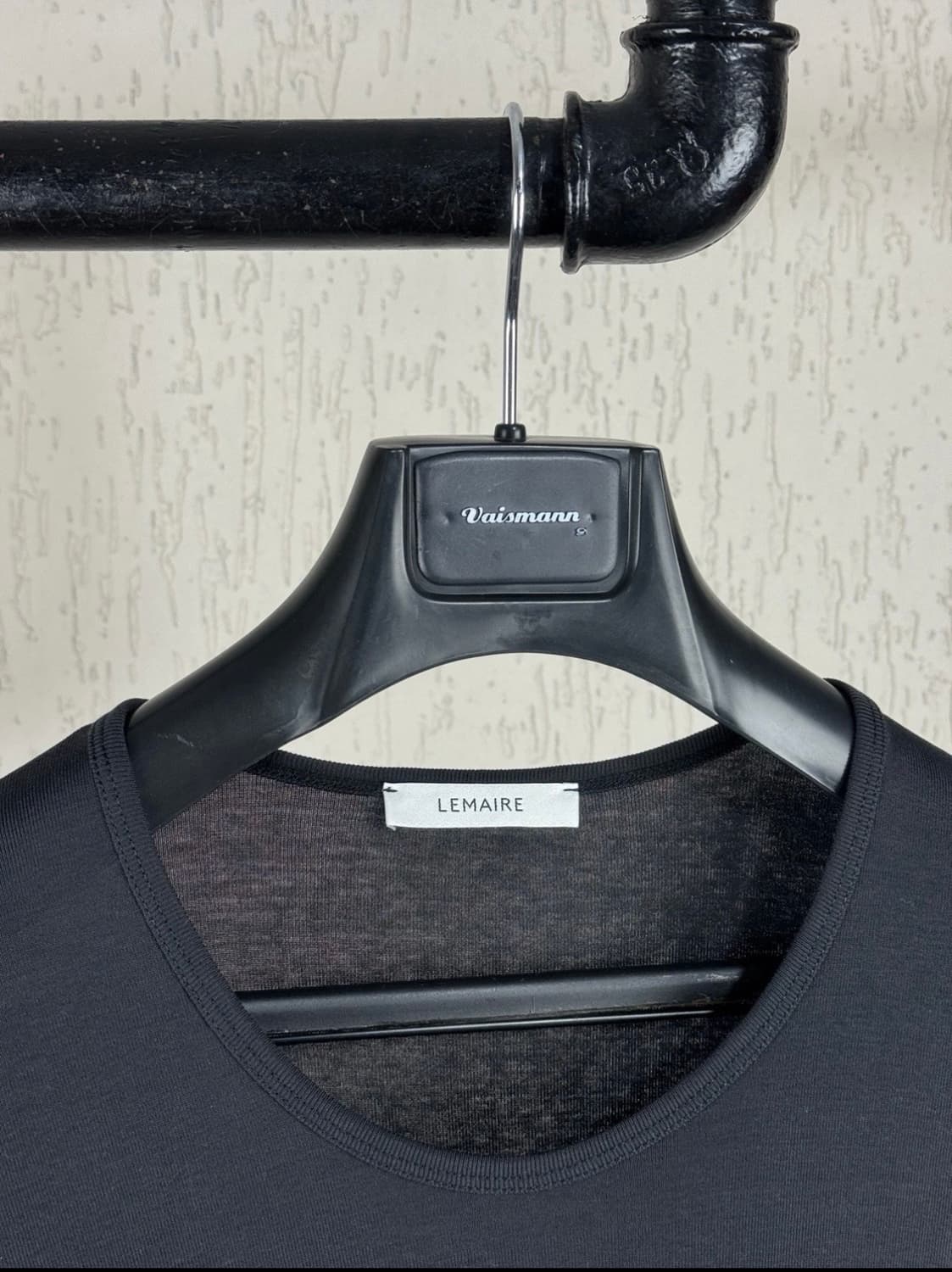 르메르 23SS 리브드 크루넥 코튼 티셔츠 스퀴드 잉크 S 상품이미지4