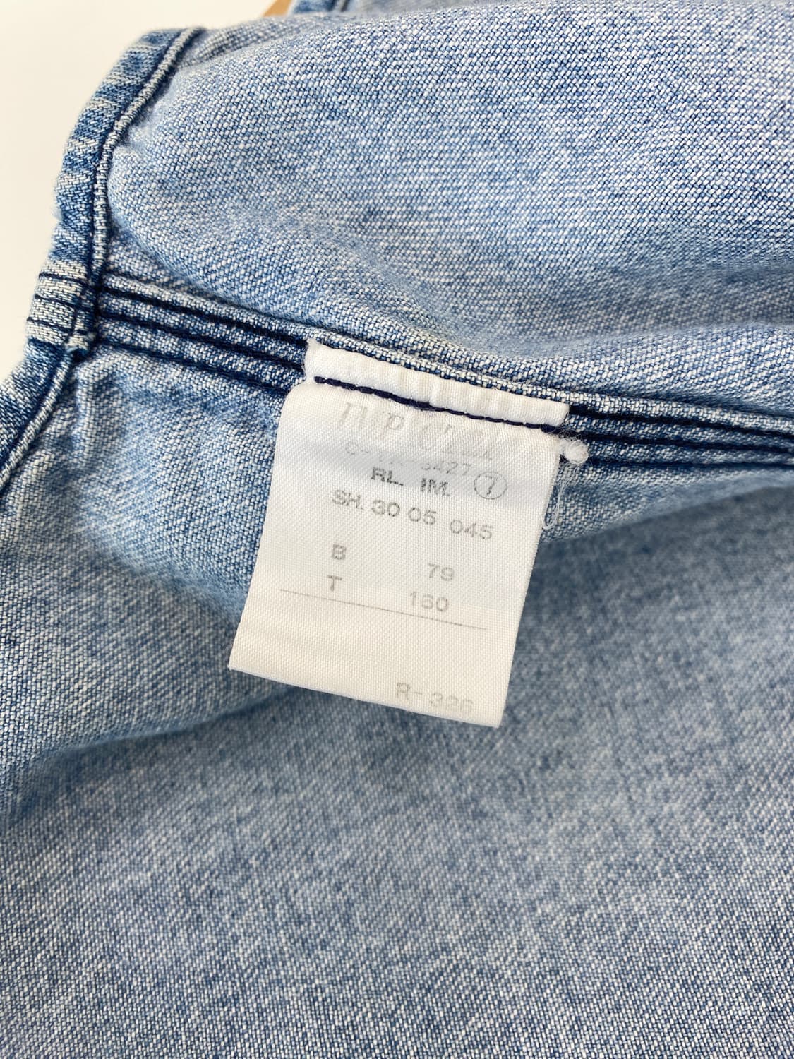 80‘s 폴로 덩가리 데님 워크 셔츠 상품이미지7