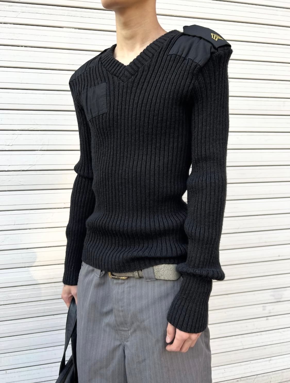 잉글랜드 디테쳐블 울 스웨터 상품이미지1