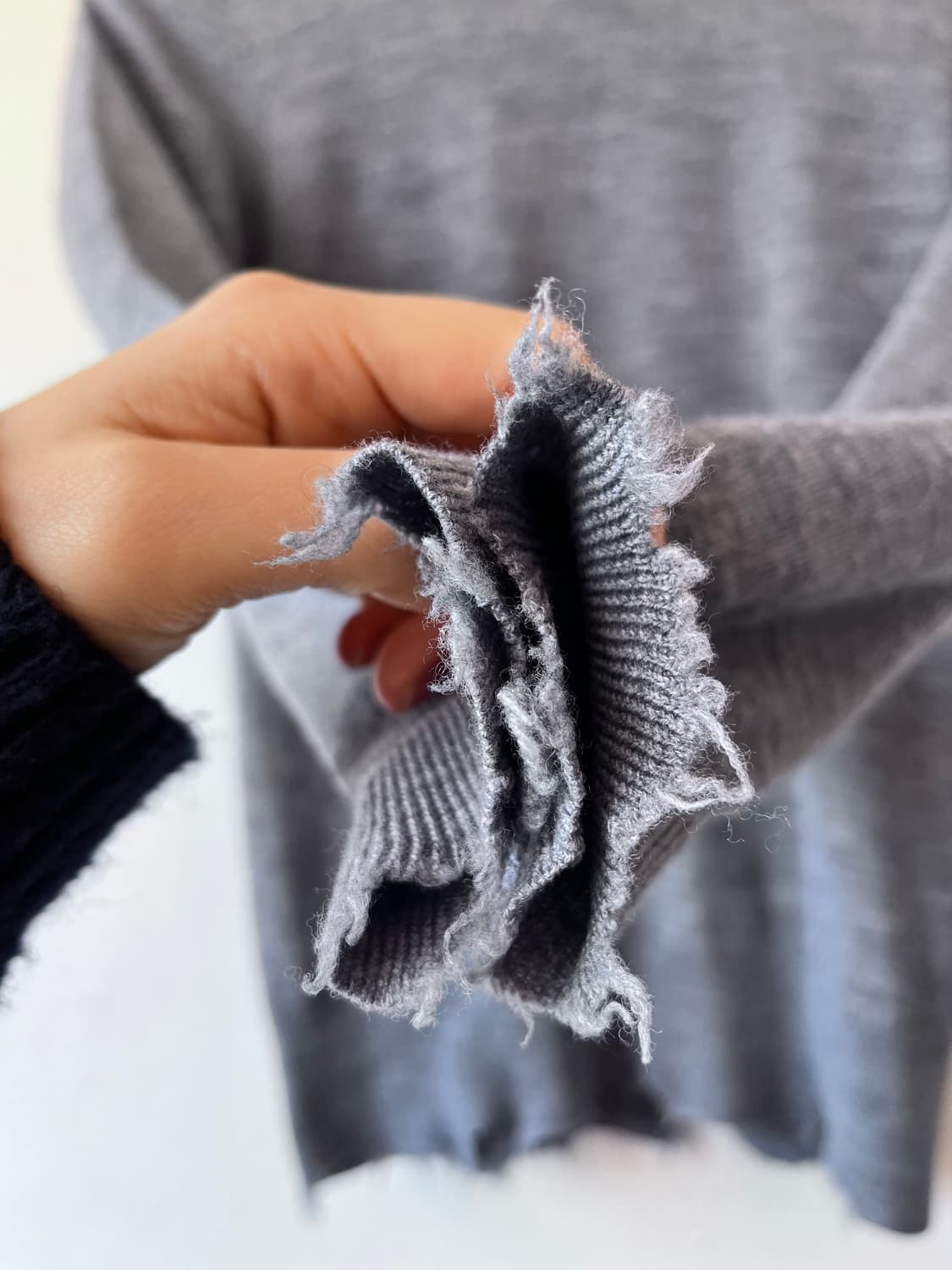 IRO 여성 그레이크루넥울니트 XS사이즈 상품이미지5