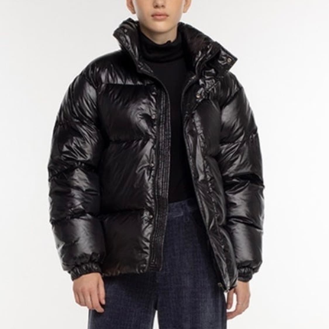 Plac 플락 글로시하이넥패딩 상품이미지1