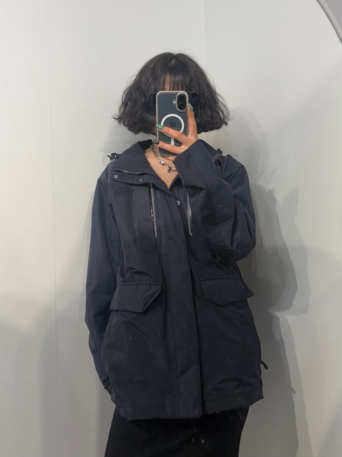 95 노스페이스 하이벤트 기능성 바람막이 자켓 블랙 상품이미지1