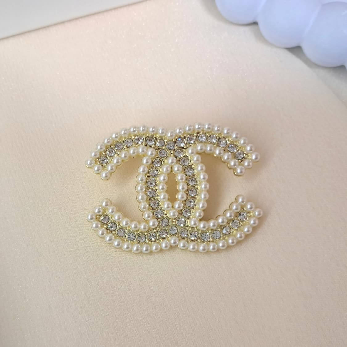 샤넬 브로치 레몬 진주 빈티지 펜던트 상품이미지2