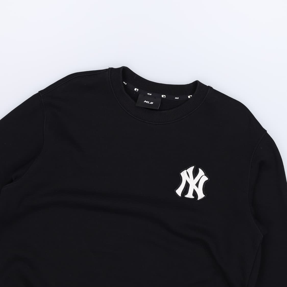 [S] MLB 엠엘비 뉴욕양키즈 스몰로고 크루넥 맨투맨 블랙 3888 상품이미지3