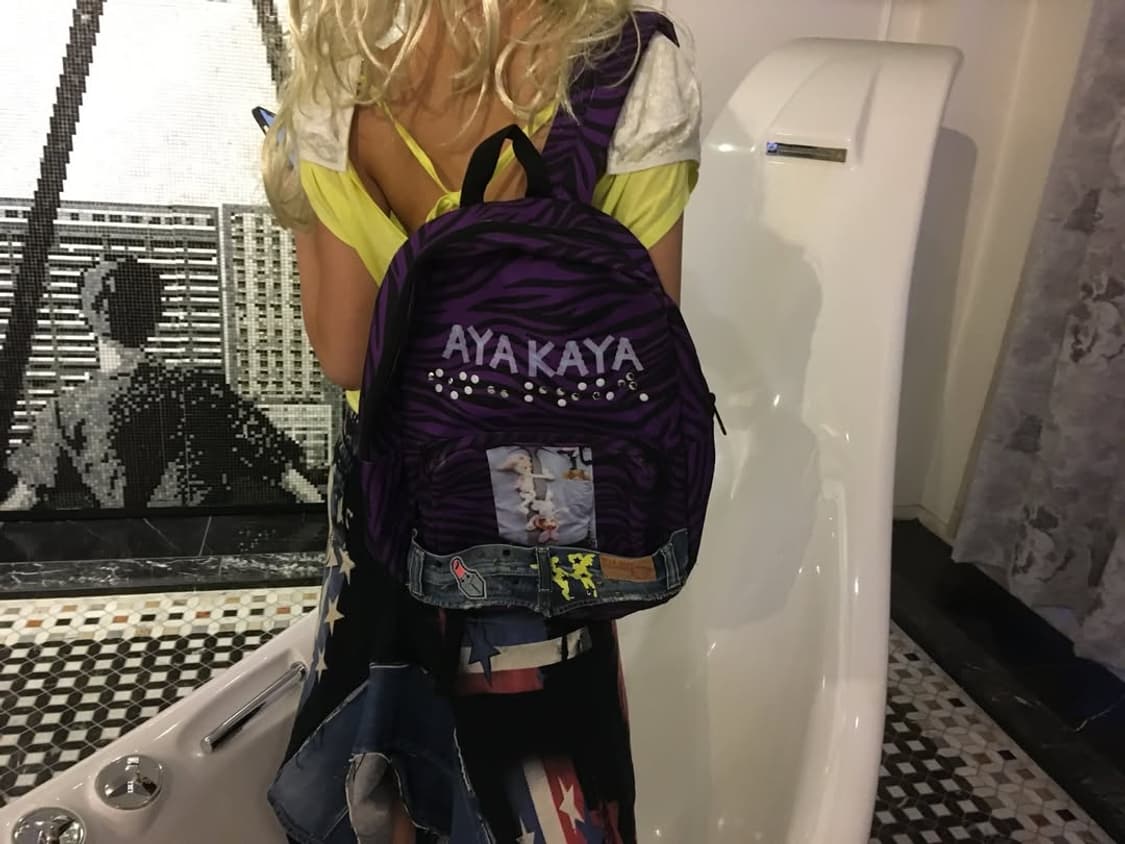Purple zebra backpack 상품이미지4