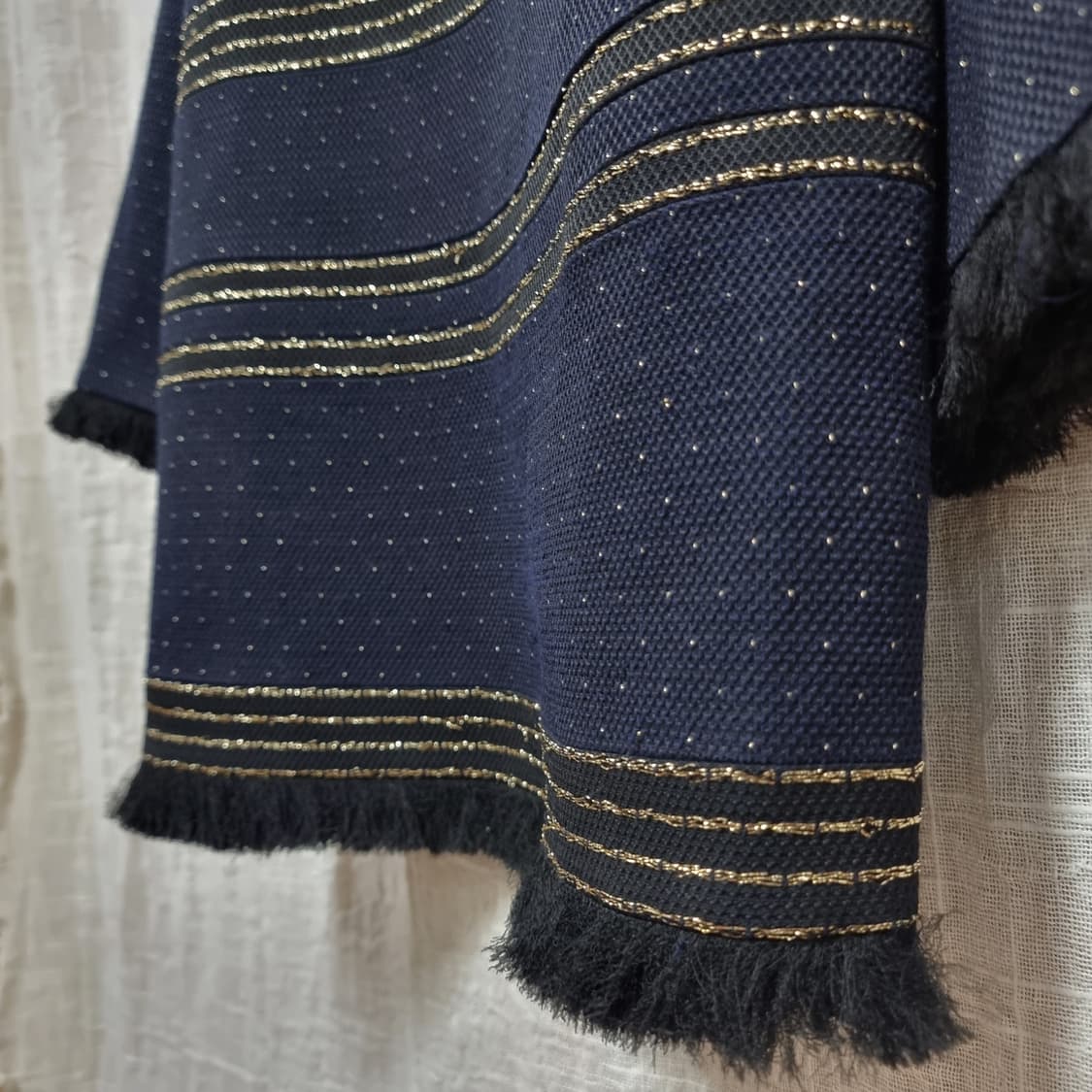 3.1 필립림 니트 블라우스 금사 스팽글 프린지 니트티 (55) 상태최상 상품이미지3