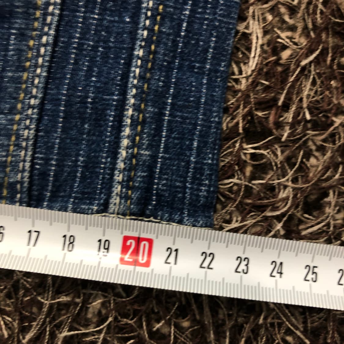 36 플래티넘 후부 00s 올드스쿨 힙합 배기진 데님 팬츠 상품이미지9