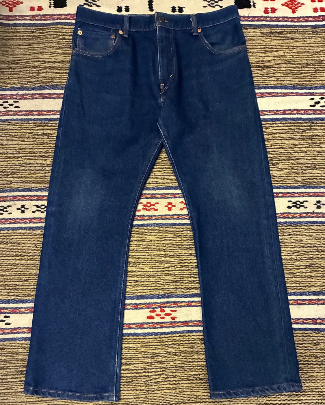 (31~32)Levis 리바이스 517 블랭크탭 플레어 부츠컷 진청 데님 상품이미지1