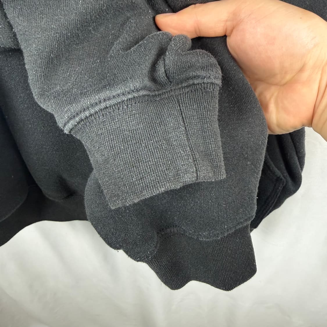 (S) 칼하트 루즈핏 후드 티 블랙 상품이미지4