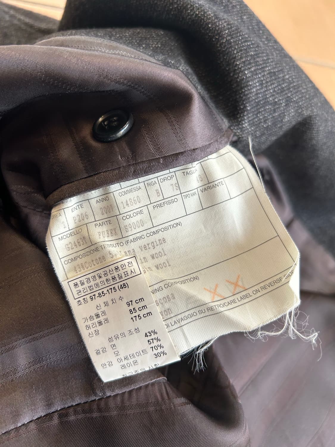 00‘s Dolce&gabbana double layer jacket 상품이미지9