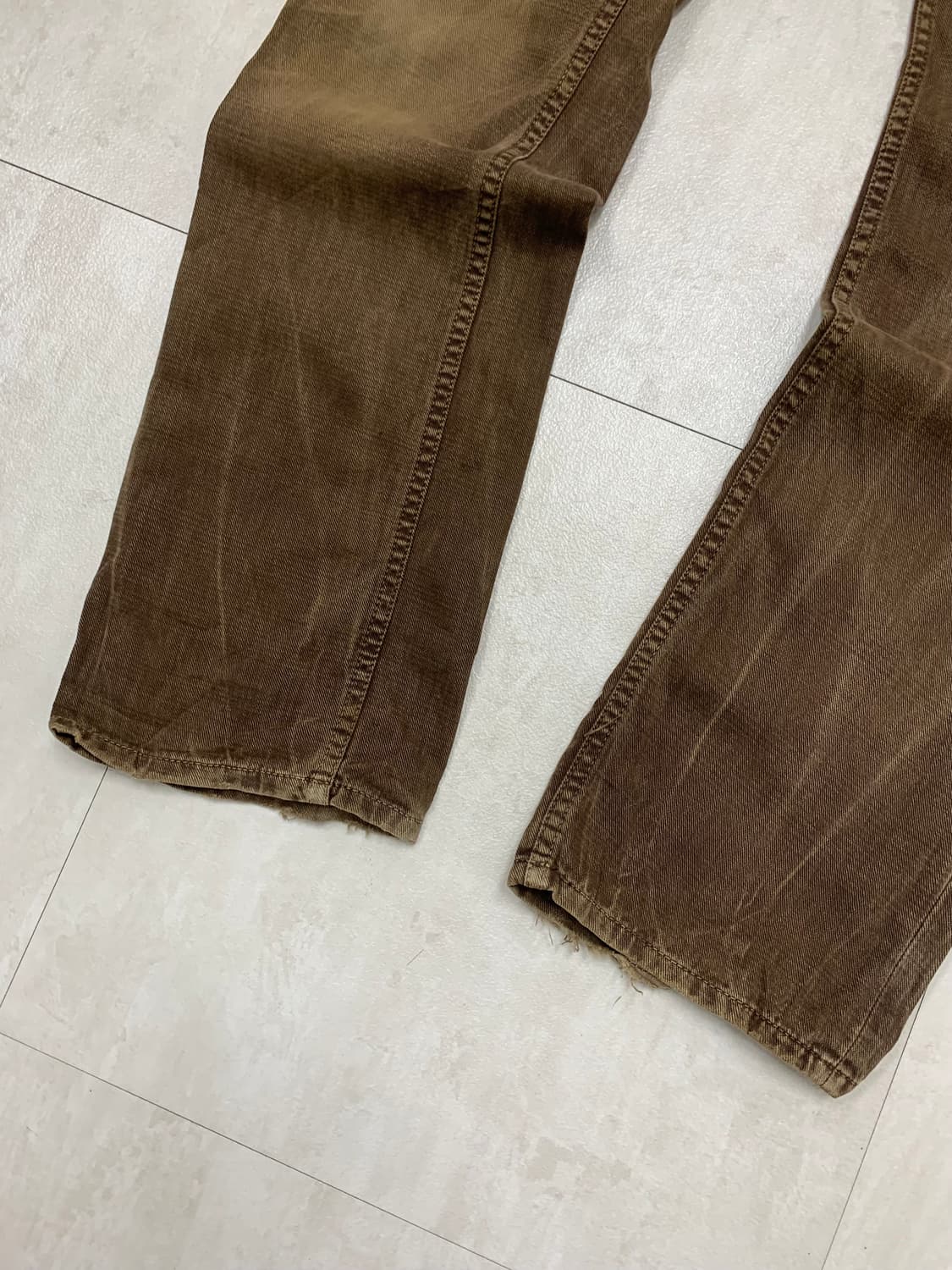 디젤 브라운 코튼 팬츠 #271 상품이미지4