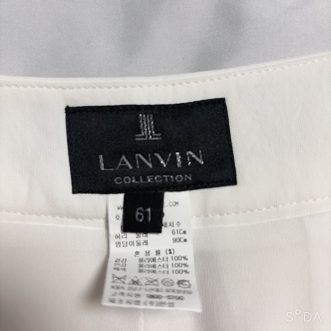 랑방 플리츠 와이드 치마바지 상품이미지5