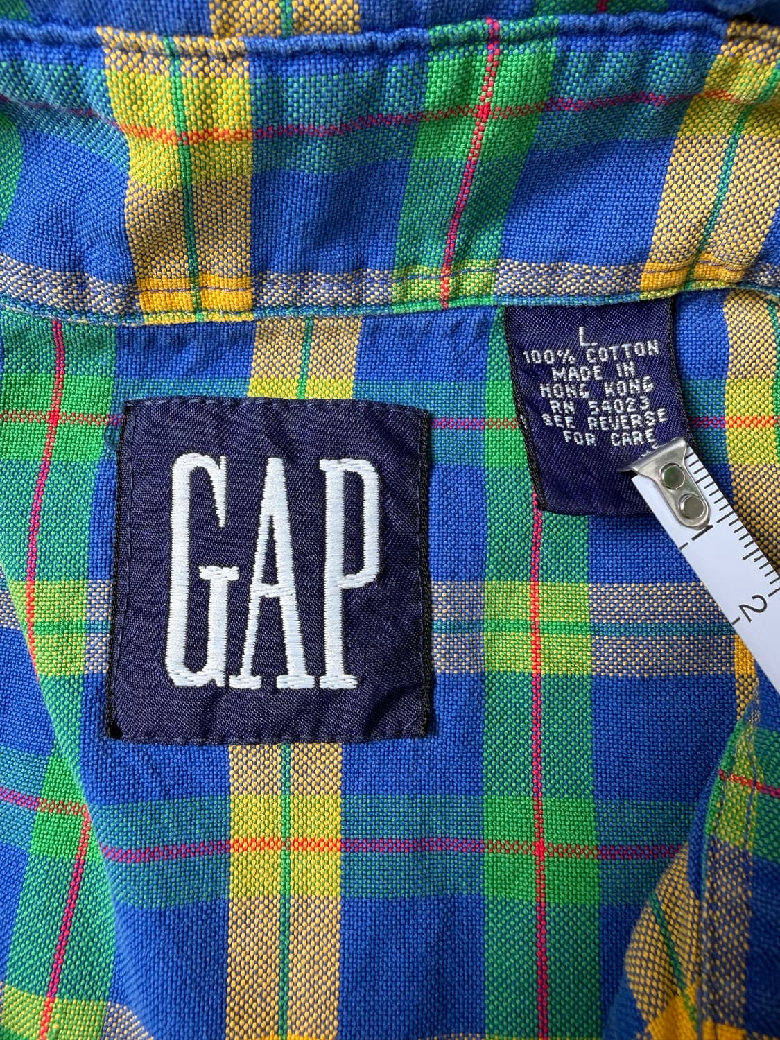90s Gap Plaid Button Up Shirt 상품이미지3