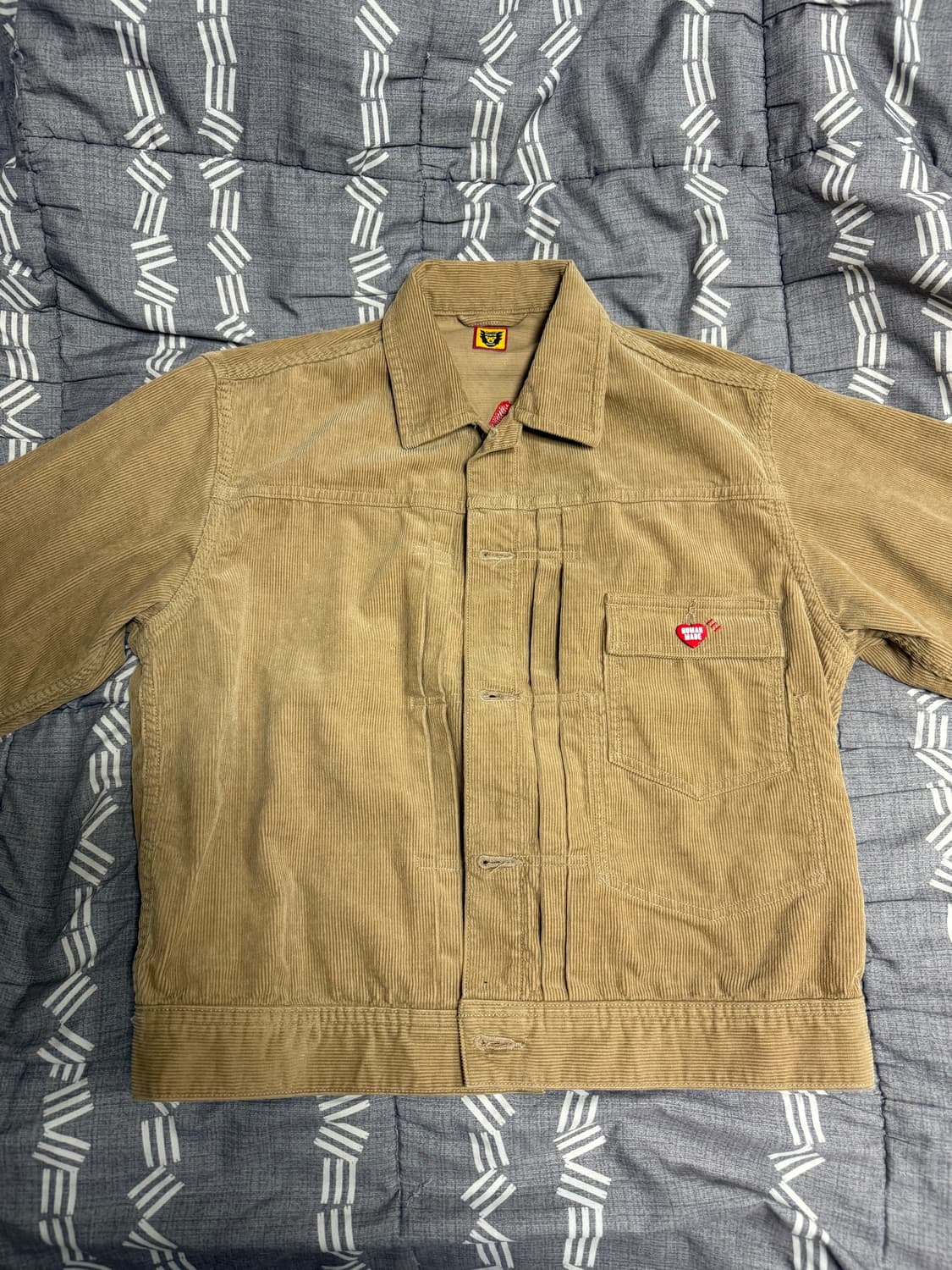 [M] 휴먼 메이드 닥스 코듀로이 워크 자켓 베이지 상품이미지2