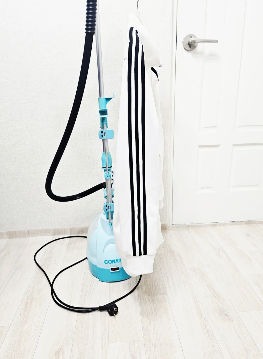 (115~120)4XL☆초대장급☆아디다스 에센셜 3st [흰검]트랙탑져지 상품이미지5