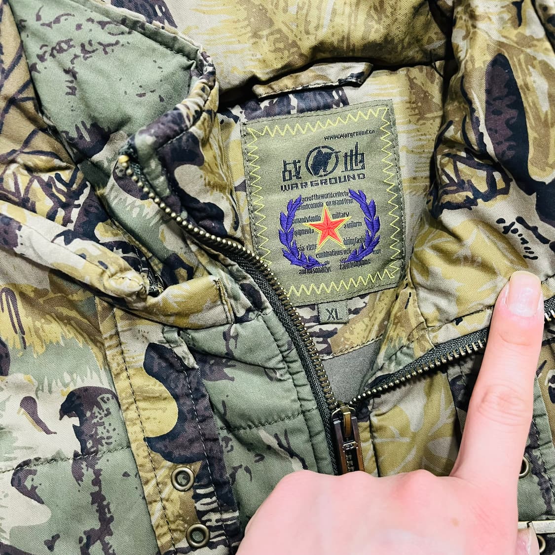 Warg Round 리얼 트리 카모 패딩 베스트/조끼 상품이미지6