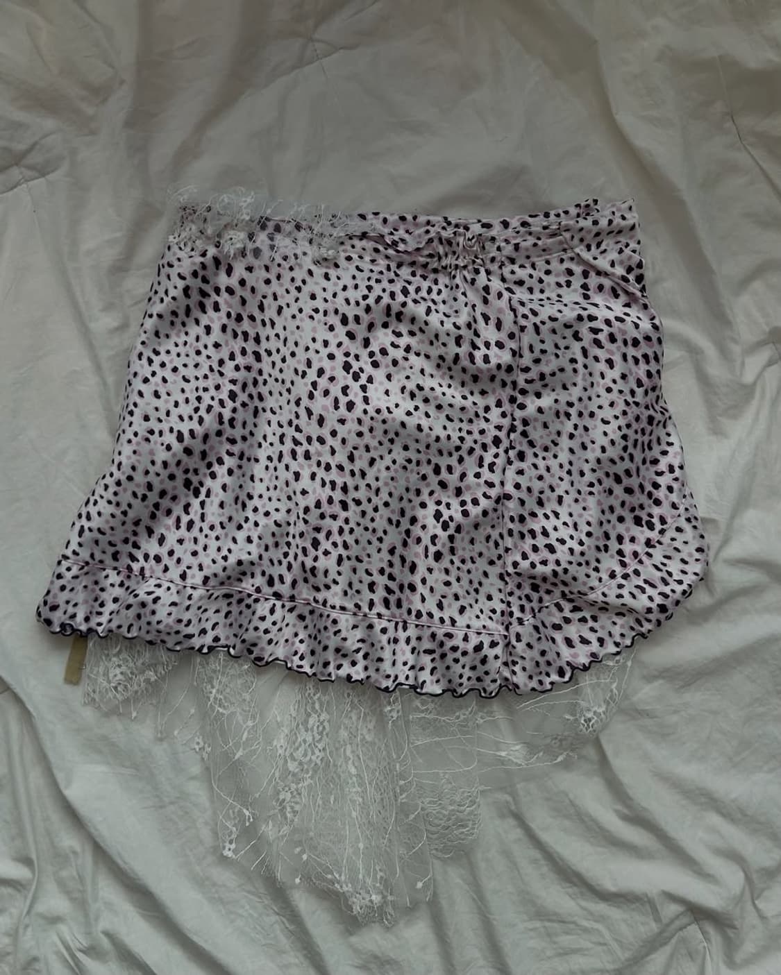 Pink leopard lace sk 상품이미지2