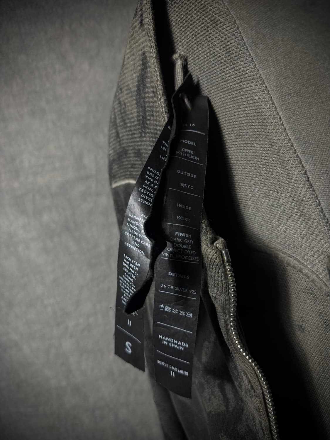 Boris Bidjan Saberi 16SS Zip-Up Jacket   상품이미지7