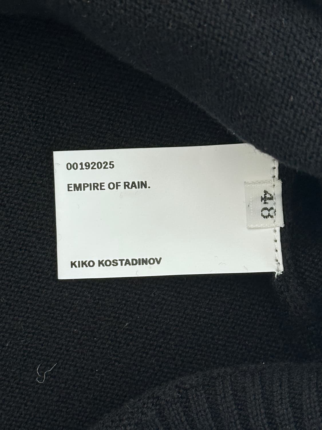 [48] 키코 코스타디노브 VIG 멀티 컬러 점퍼 블랙 상품이미지3