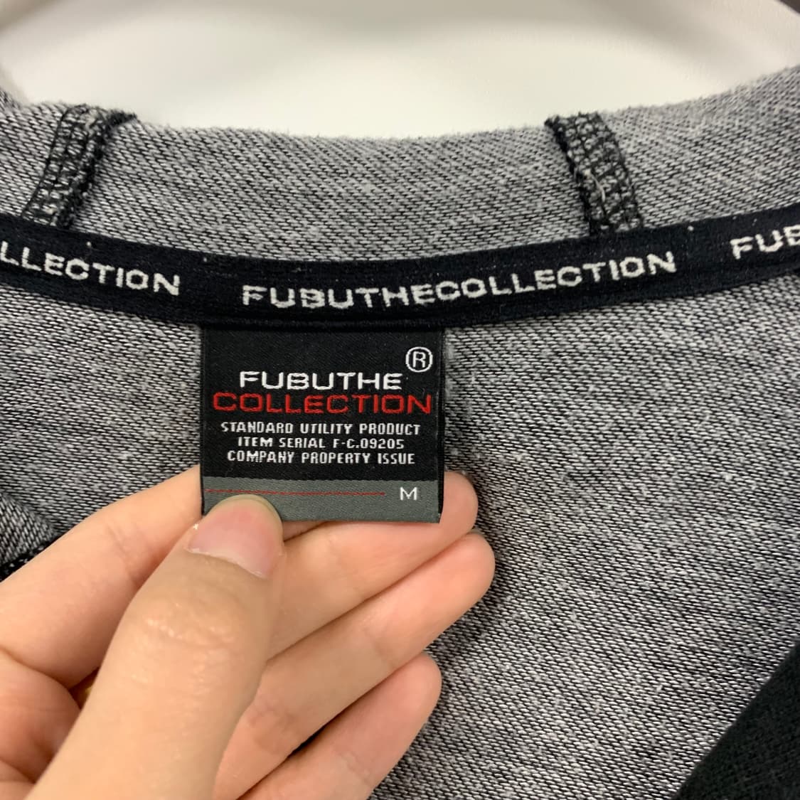 Fubu y2k 와투케 딱붙 블랙 후드집업 상품이미지7