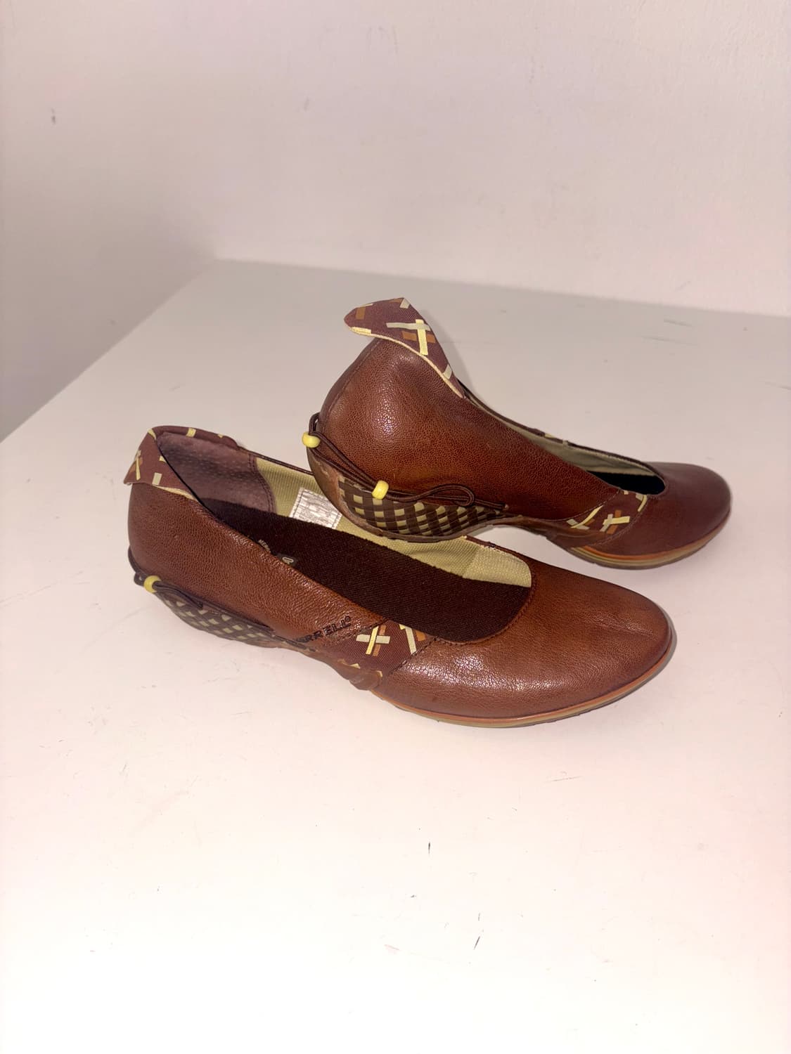 Merrell 가죽 브라운 플랫슈즈 상품이미지3