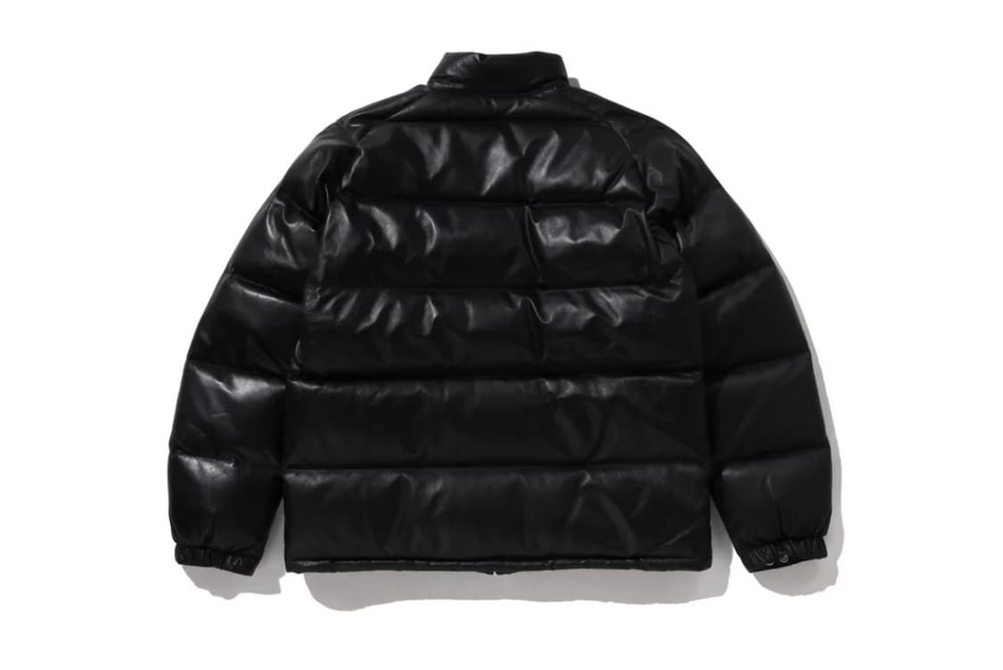 베이프 레더 다운 자켓 상품이미지5