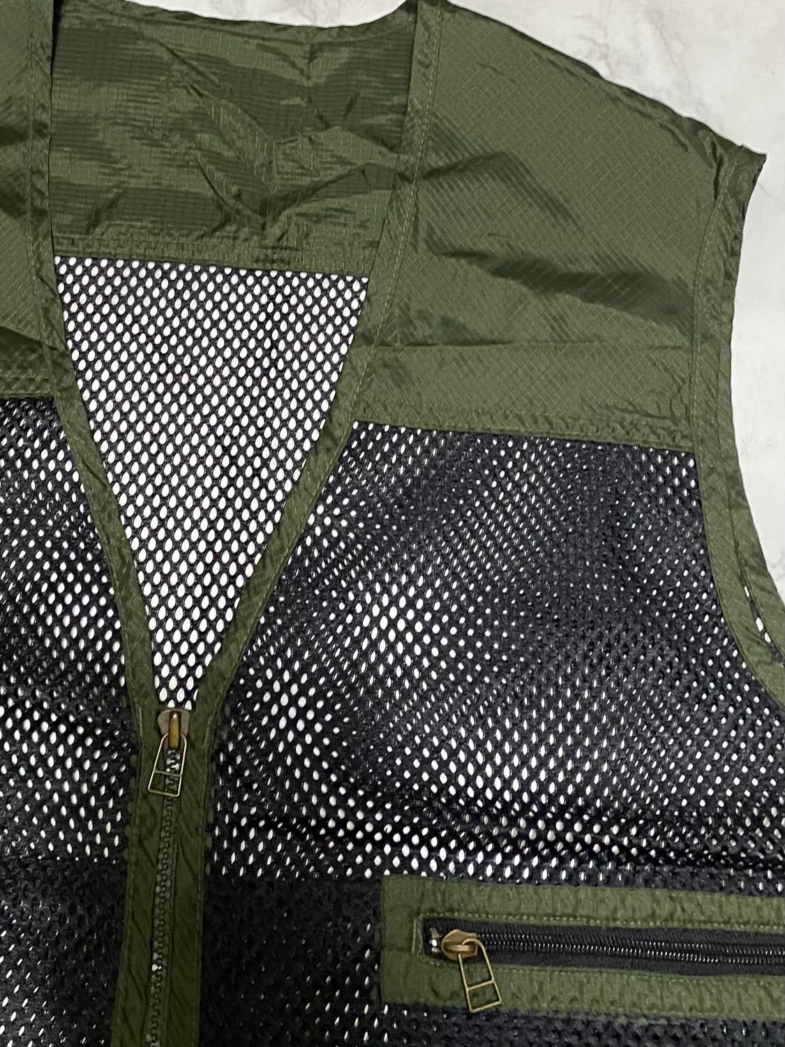 빈티지 메쉬 조끼 망사조끼 105 사이즈 상품이미지2