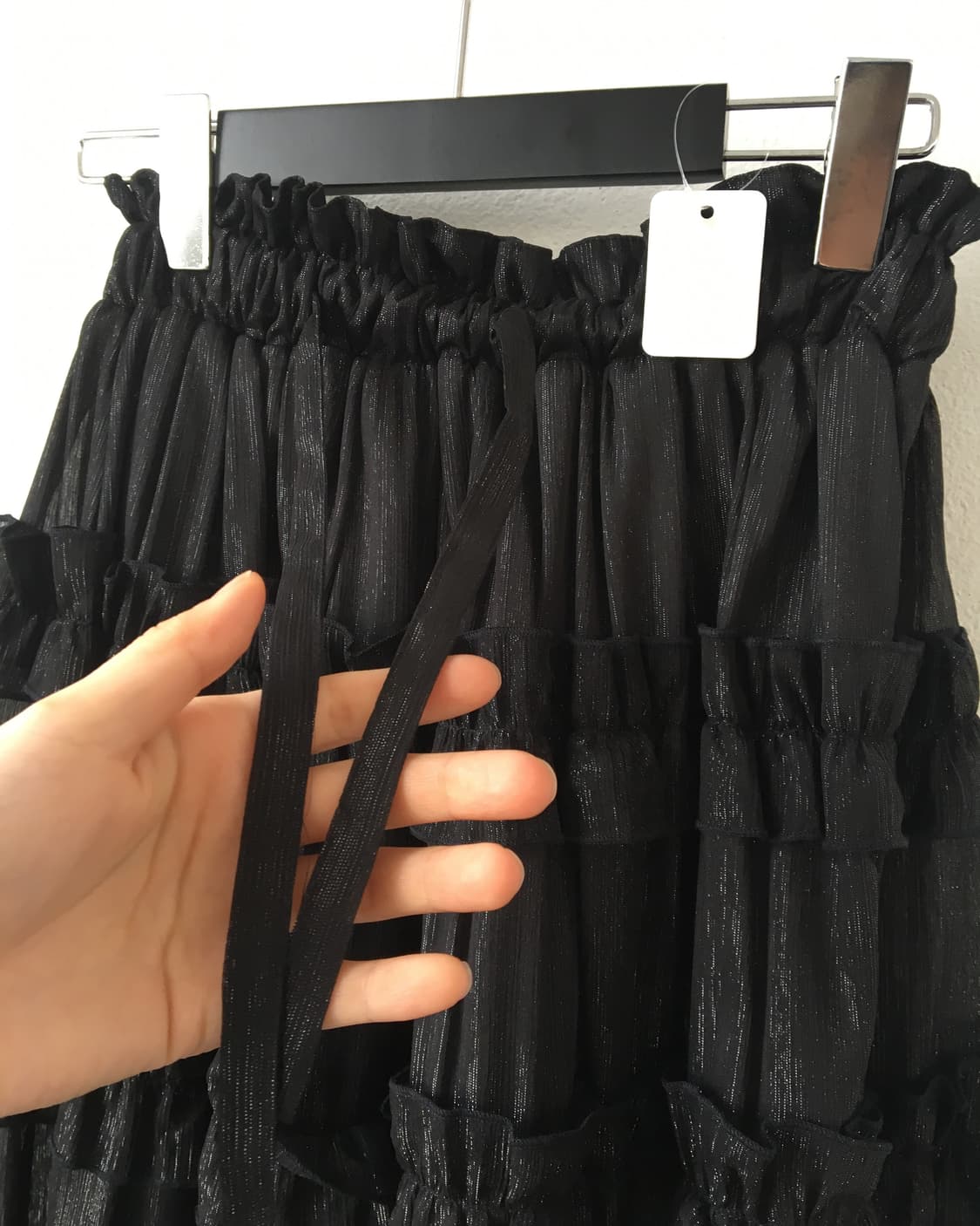 Glossy layer long skirt 상품이미지2