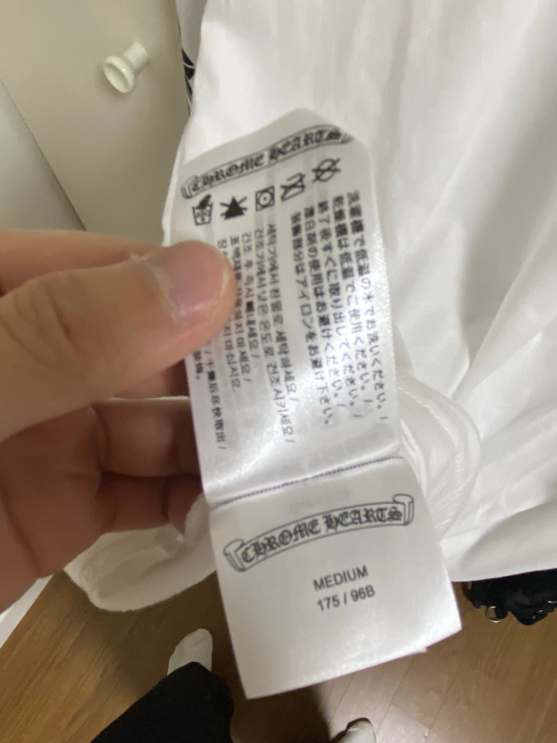 크롬하츠 홀스슈 플로랄 롱슬리브 사이즈 m (풀구성) 상품이미지7