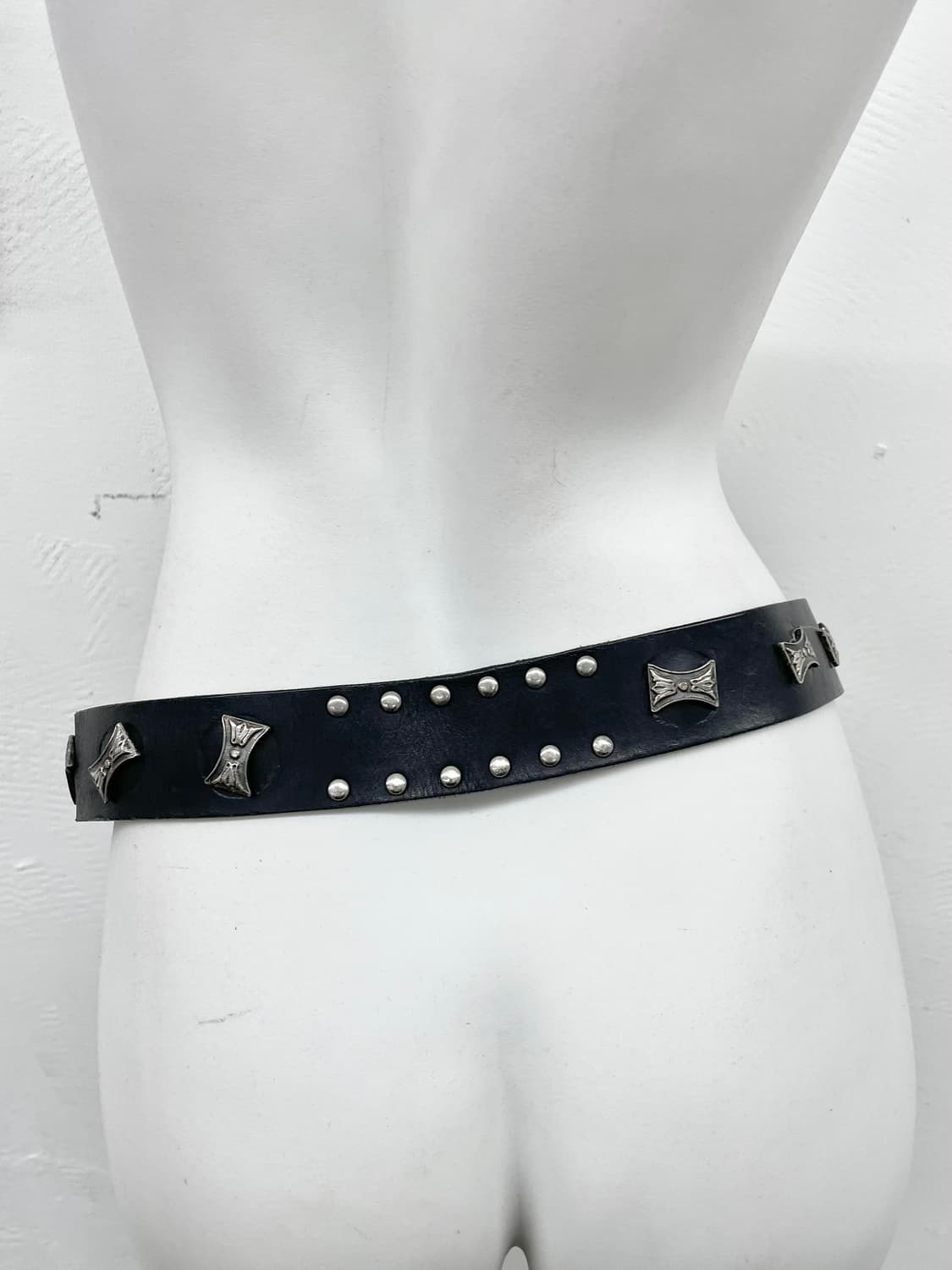 Top's 리얼레더 볼드 스터드 버클 벨트 상품이미지4