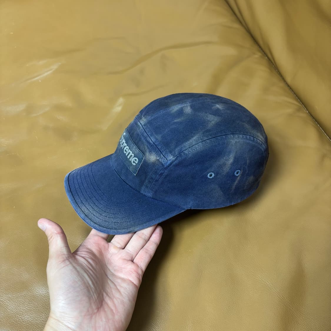 Supreme 슈프림 오버다이드 네이비 캠프캡 모자 (Overdyed) 상품이미지4