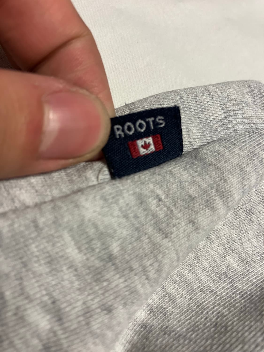 90s ROOTS 스펠아웃 헤비위이트 후드티 그레이 상품이미지4
