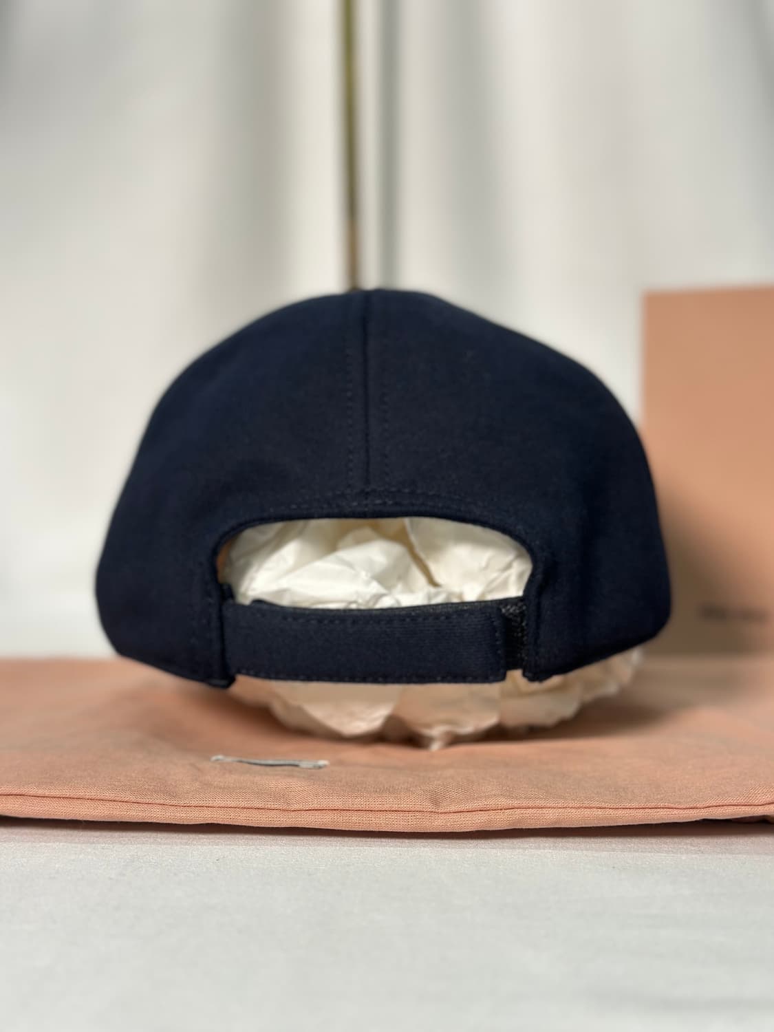 [정품]미우미우 데님 베이스볼 캡 네이비 상품이미지6